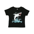 thumbnail image 1 of Inktastic Great White Shark Jumping Boys or Girls Toddler T-Shirt, 1 of 5