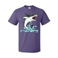 thumbnail image 1 of Inktastic Great White Shark Jumping T-Shirt, 1 of 5