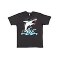 thumbnail image 1 of Inktastic Great White Shark Jumping T-Shirt, 1 of 5
