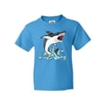 thumbnail image 1 of Inktastic Great White Shark Jumping Youth T-Shirt, 1 of 5
