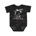 thumbnail image 1 of Inktastic Great White Shark Jumping in White Boys or Girls Baby Bodysuit, 1 of 5