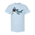 thumbnail image 1 of Inktastic Great White Shark T-Shirt, 1 of 5