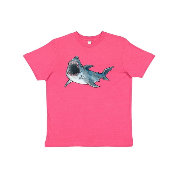 Inktastic Great White Shark Youth T-Shirt