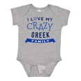 thumbnail image 1 of Inktastic Greek Family Funny Boys or Girls Baby Bodysuit, 1 of 5