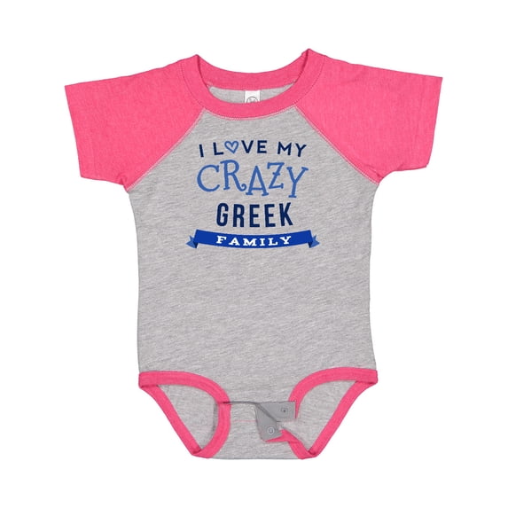 Inktastic Greek Family Funny Boys or Girls Baby Bodysuit
