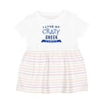 thumbnail image 1 of Inktastic Greek Family Funny Girls Baby Dress, 1 of 5