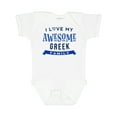 thumbnail image 1 of Inktastic Greek Family Pride Awesome Boys or Girls Baby Bodysuit, 1 of 5