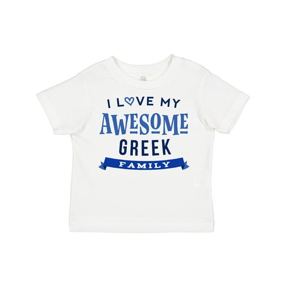 Inktastic Greek Family Pride Awesome Boys or Girls Toddler T-Shirt