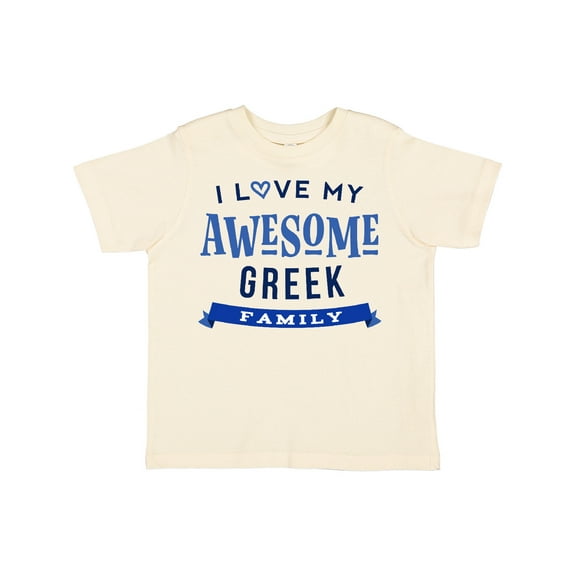 Inktastic Greek Family Pride Awesome Boys or Girls Toddler T-Shirt