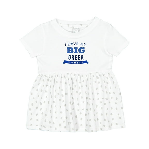 Inktastic Greek Family Pride Heritage Girls Baby Dress