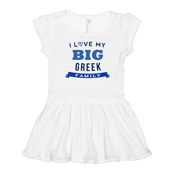 Inktastic Greek Family Pride Heritage Girls Toddler Dress