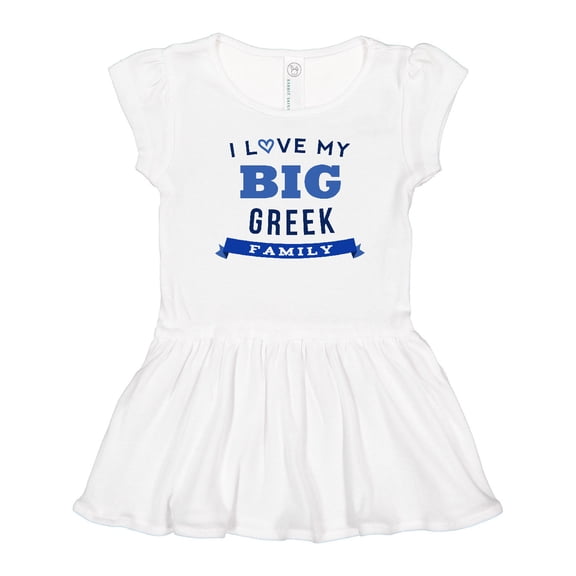 Inktastic Greek Family Pride Heritage Girls Toddler Dress