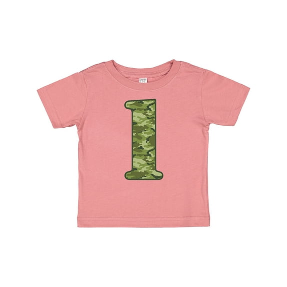 Inktastic Green Camo 1st Birthday Boys Baby T-Shirt
