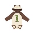 thumbnail image 1 of Inktastic Green Camo 1st Birthday Boys Long Sleeve Baby Bodysuit, 1 of 5