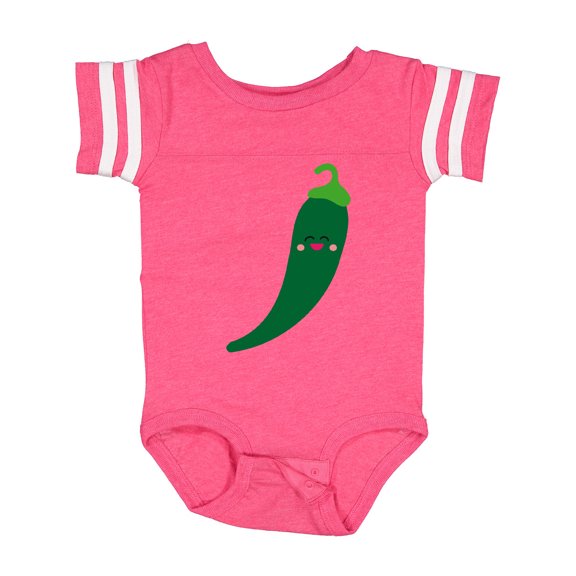 Inktastic Green Chili Pepper Kawaii Boys or Girls Baby Bodysuit