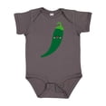 thumbnail image 1 of Inktastic Green Chili Pepper Kawaii Boys or Girls Baby Bodysuit, 1 of 5