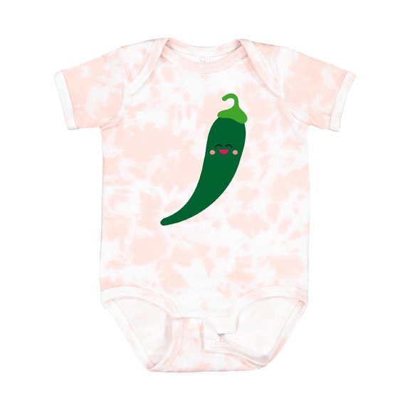 Inktastic Green Chili Pepper Kawaii Boys or Girls Baby Bodysuit