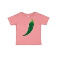 thumbnail image 1 of Inktastic Green Chili Pepper Kawaii Boys or Girls Baby T-Shirt, 1 of 5