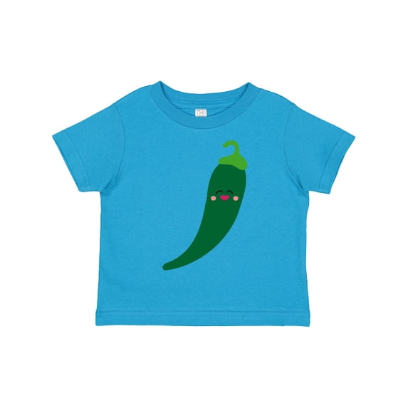 Inktastic Green Chili Pepper Kawaii Boys or Girls Toddler T-Shirt