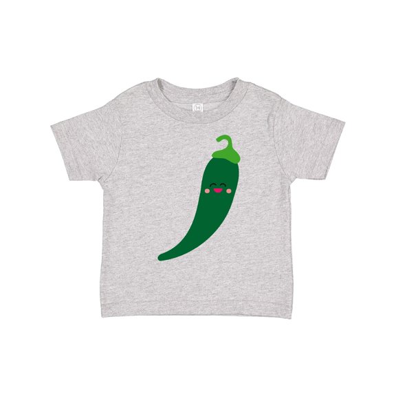 Inktastic Green Chili Pepper Kawaii Boys or Girls Toddler T-Shirt