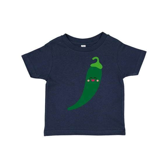 Inktastic Green Chili Pepper Kawaii Boys or Girls Toddler T-Shirt