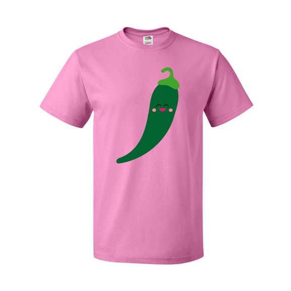 Inktastic Green Chili Pepper Kawaii T-Shirt