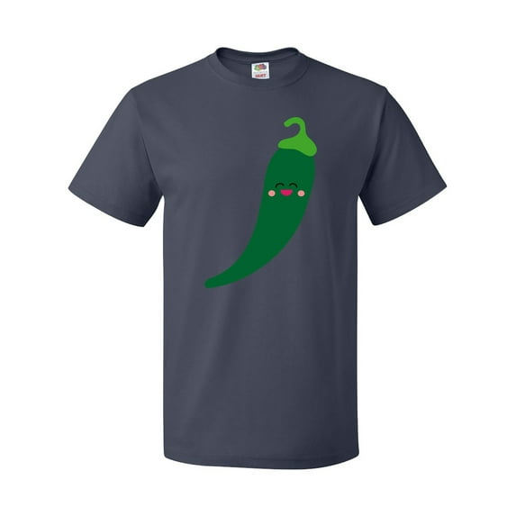 Inktastic Green Chili Pepper Kawaii T-Shirt