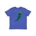 thumbnail image 1 of Inktastic Green Chili Pepper Kawaii Youth T-Shirt, 1 of 5