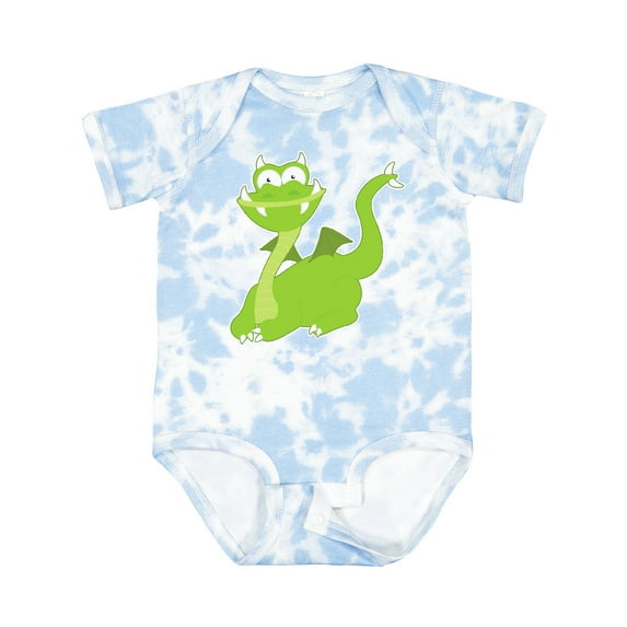 Inktastic Green Dragon Boys or Girls Baby Bodysuit
