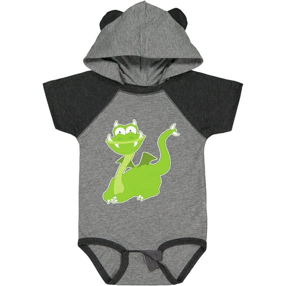 Inktastic Green Dragon Boys or Girls Baby Bodysuit