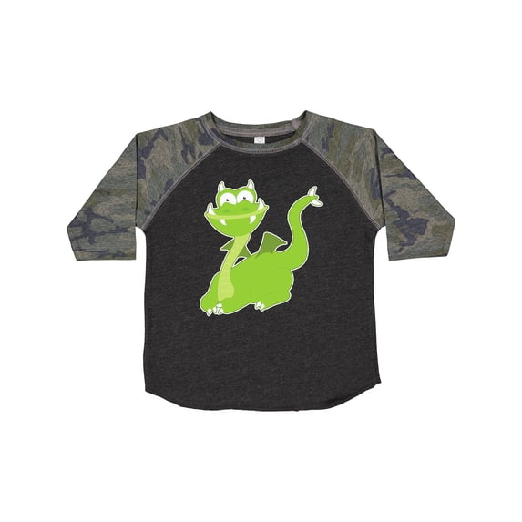 Inktastic Green Dragon Boys or Girls Toddler T-Shirt