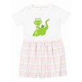 thumbnail image 1 of Inktastic Green Dragon Girls Toddler Dress, 1 of 5