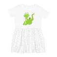 thumbnail image 1 of Inktastic Green Dragon Girls Toddler Dress, 1 of 5