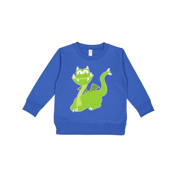 Inktastic Green Dragon Toddler Sweatshirt