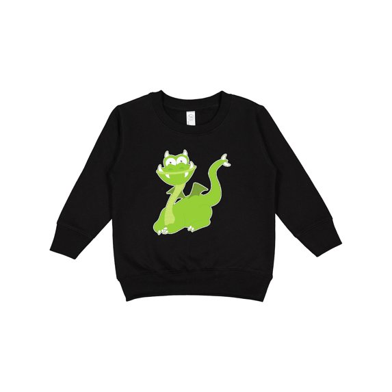 Inktastic Green Dragon Toddler Sweatshirt