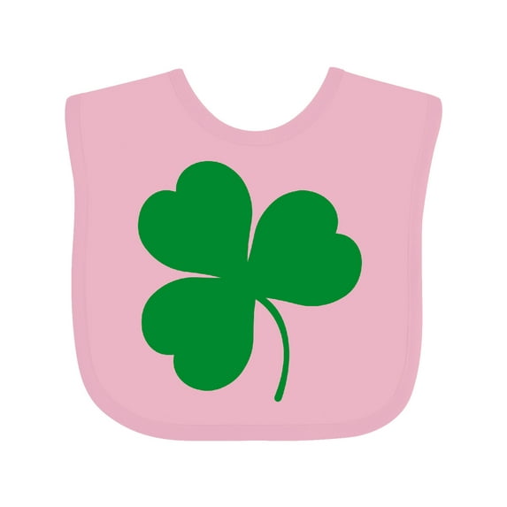 Inktastic Irish Green Shamrock Boys or Girls Baby Bib