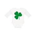 thumbnail image 1 of Inktastic Green Irish Shamrock Clover Boys or Girls Long Sleeve Baby Bodysuit, 1 of 5