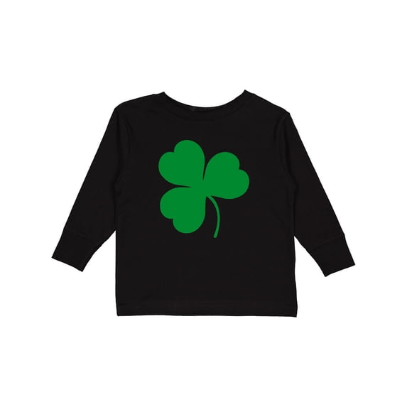 Inktastic Green Irish Shamrock Clover Boys or Girls Long Sleeve Toddler T-Shirt