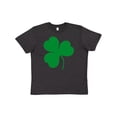 thumbnail image 1 of Inktastic Green Irish Shamrock Clover Youth T-Shirt, 1 of 5