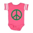 thumbnail image 1 of Inktastic Green Symbol Peace Sign Boys or Girls Baby Bodysuit, 1 of 5