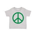 thumbnail image 1 of Inktastic Green Symbol Peace Sign Boys or Girls Toddler T-Shirt, 1 of 5