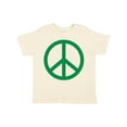 thumbnail image 1 of Inktastic Green Symbol Peace Sign Boys or Girls Toddler T-Shirt, 1 of 5