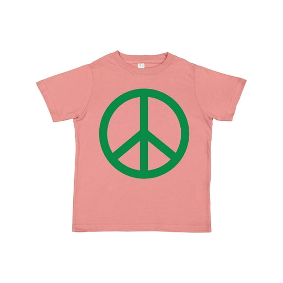 Inktastic Green Symbol Peace Sign Boys or Girls Toddler T-Shirt