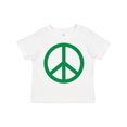 thumbnail image 1 of Inktastic Green Symbol Peace Sign Boys or Girls Toddler T-Shirt, 1 of 5