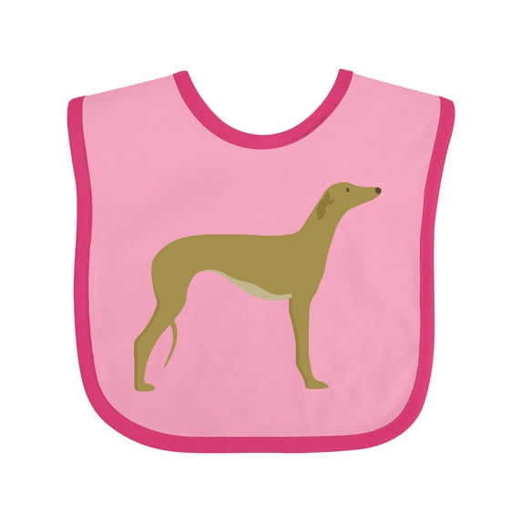 Inktastic Greyhound Boys or Girls Baby Bib