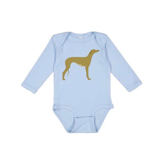 Inktastic Greyhound Boys or Girls Long Sleeve Baby Bodysuit