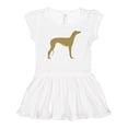thumbnail image 1 of Inktastic Greyhound Girls Toddler Dress, 1 of 5