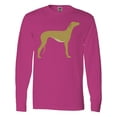 thumbnail image 1 of Inktastic Greyhound Long Sleeve T-Shirt, 1 of 5