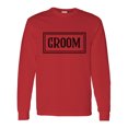 thumbnail image 1 of Inktastic Groom Long Sleeve T-Shirt, 1 of 5