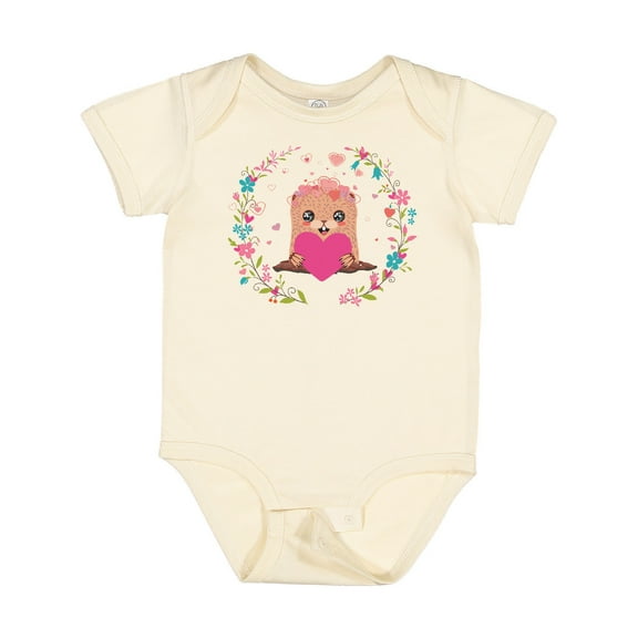 Inktastic Groundhog Day Cute Girls Girls Baby Bodysuit